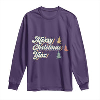 Funny Merry Christmas Yinz Pittsburgh Long Sleeve Shirt