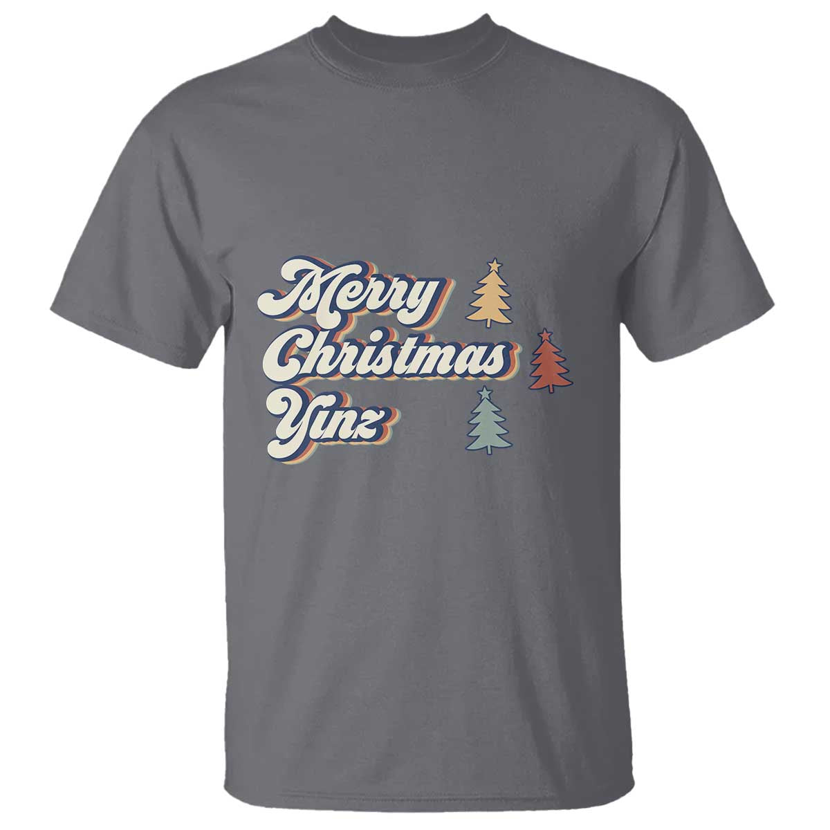 Funny Merry Christmas Yinz Pittsburgh T Shirt - Wonder Print Shop