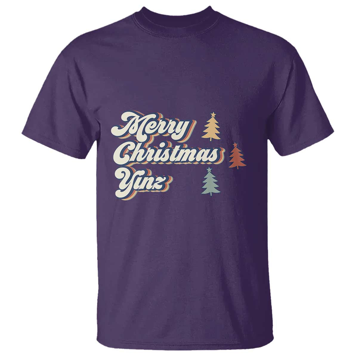 Funny Merry Christmas Yinz Pittsburgh T Shirt - Wonder Print Shop