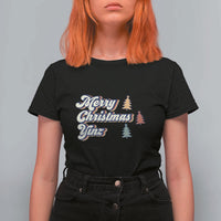 Funny Merry Christmas Yinz Pittsburgh T Shirt For Women - Wonder Print Shop