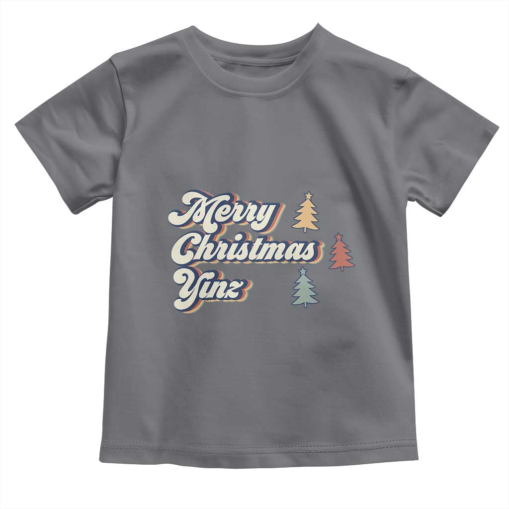 Funny Merry Christmas Yinz Pittsburgh Toddler T Shirt