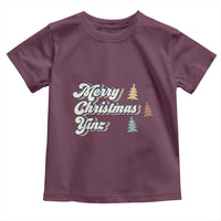 Funny Merry Christmas Yinz Pittsburgh Toddler T Shirt