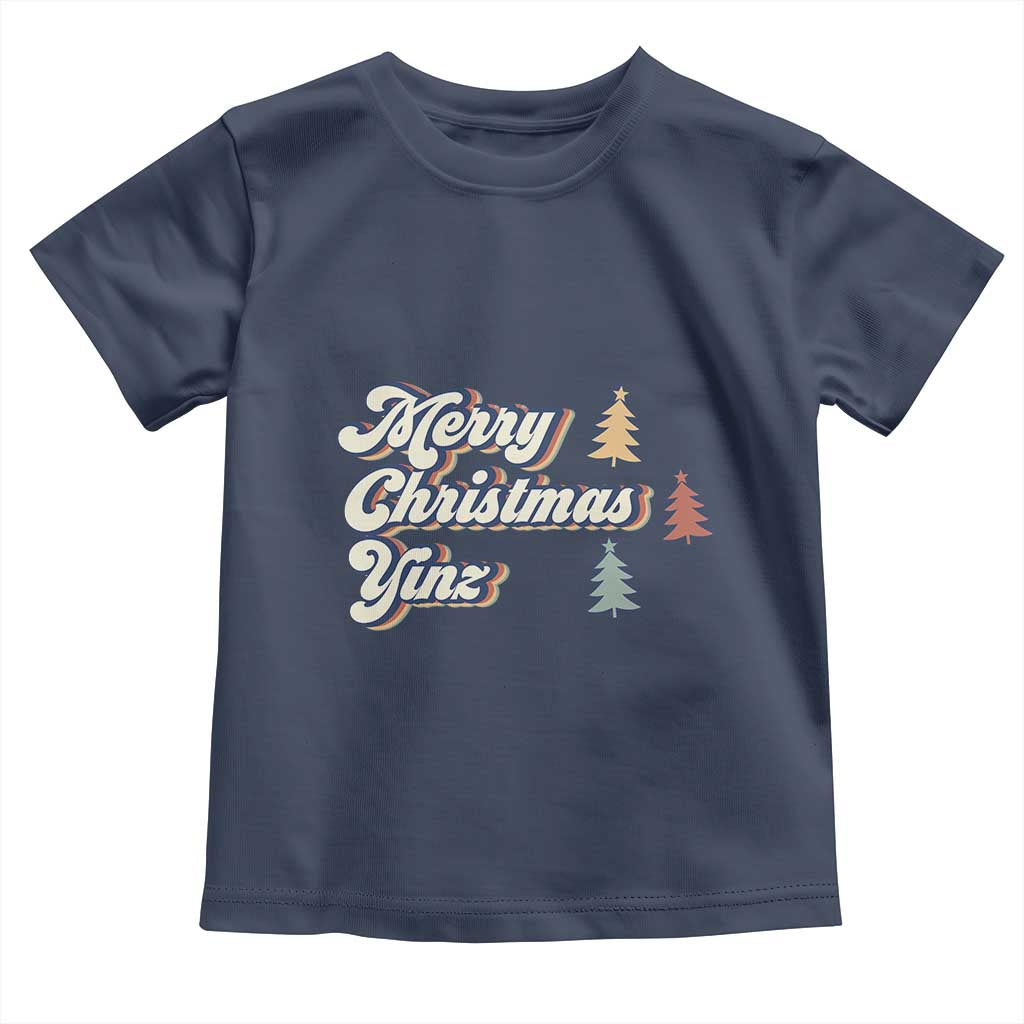 Funny Merry Christmas Yinz Pittsburgh Toddler T Shirt