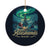 Xmas In Alaska Christmas Ornament Alaskamas Magic Aurora Santa - Wonder Print Shop