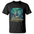Xmas In Alaska T Shirt Alaskamas Magic Aurora Santa - Wonder Print Shop