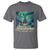 Xmas In Alaska T Shirt Alaskamas Magic Aurora Santa - Wonder Print Shop