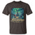 Xmas In Alaska T Shirt Alaskamas Magic Aurora Santa - Wonder Print Shop