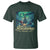 Xmas In Alaska T Shirt Alaskamas Magic Aurora Santa - Wonder Print Shop
