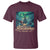 Xmas In Alaska T Shirt Alaskamas Magic Aurora Santa - Wonder Print Shop