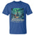 Xmas In Alaska T Shirt Alaskamas Magic Aurora Santa - Wonder Print Shop