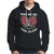 Valentine's Day Hoodie Roses are Red Inside I'm Dead Skeleton Heart Shape - Wonder Print Shop