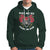 Valentine's Day Hoodie Roses are Red Inside I'm Dead Skeleton Heart Shape - Wonder Print Shop