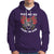 Valentine's Day Hoodie Roses are Red Inside I'm Dead Skeleton Heart Shape - Wonder Print Shop