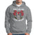 Valentine's Day Hoodie Roses are Red Inside I'm Dead Skeleton Heart Shape - Wonder Print Shop