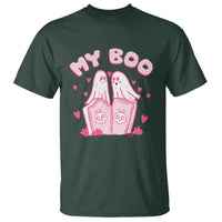 Valentine's Day T Shirt My Boo Cute Lover Couple Ghost - Wonder Print Shop