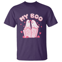Valentine's Day T Shirt My Boo Cute Lover Couple Ghost - Wonder Print Shop