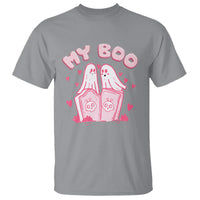 Valentine's Day T Shirt My Boo Cute Lover Couple Ghost - Wonder Print Shop