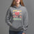 Valentine's Day Hoodie Retro Pediatric Nurse Cute Heart Stethoscope - Wonder Print Shop