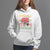 Valentine's Day Hoodie Retro Pediatric Nurse Cute Heart Stethoscope - Wonder Print Shop