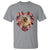 Valentine's Day T Shirt My Valentine Is Pug Cute Pet Dog Rose Heart Shape - Wonder Print Shop
