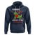 Sorry Ladies Mommy Is My Valentine Hoodie Funny Dabbing Dinosaur Stealing Heart - Wonder Print Shop