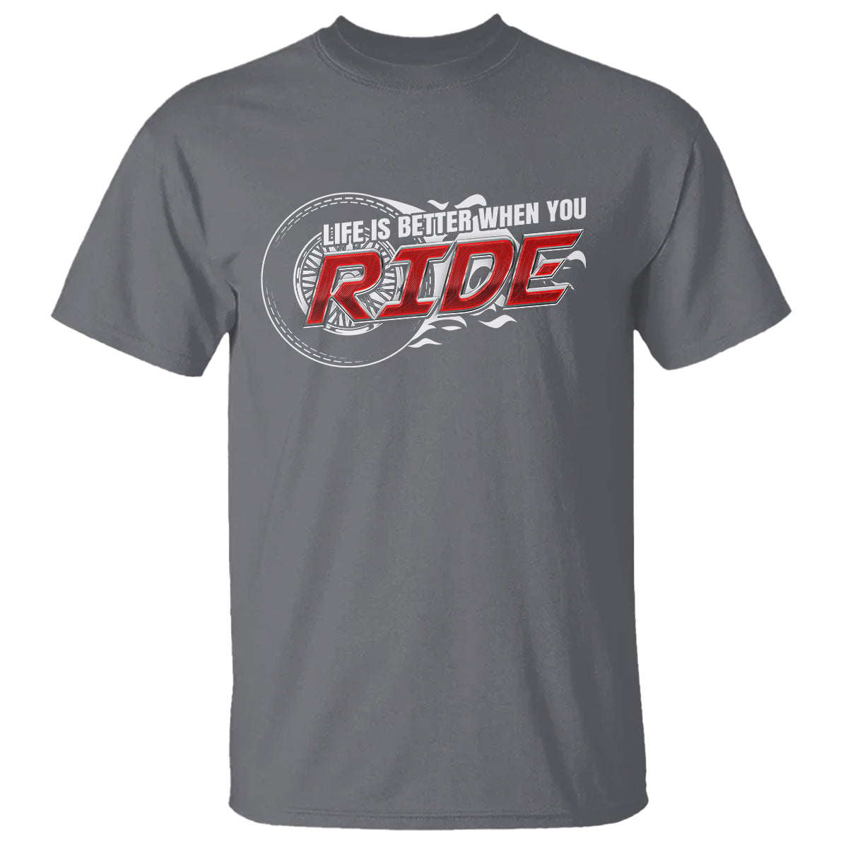 Motorcycle Rider T Shirt Life is Better When You Ride - Wonder Print Shop