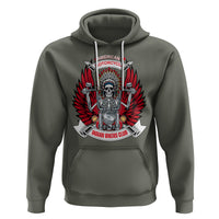 Motorcycle Rider Hoodie American Indian Biker Club - Wonder Print Shop