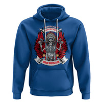Motorcycle Rider Hoodie American Indian Biker Club - Wonder Print Shop