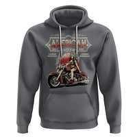 Motorcycle Rider Hoodie American Indian Legendary Retro Biker - Wonder Print Shop
