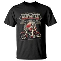 Motorcycle Rider T Shirt American Indian Legendary Retro Biker - Wonder Print Shop