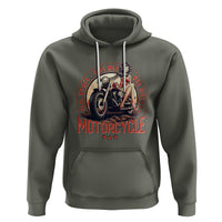 Real Women Ride Men Who Ride Motorcycles Retro Rider Lady Hoodie - Wonder Print Shop