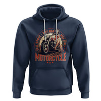 Real Women Ride Men Who Ride Motorcycles Retro Rider Lady Hoodie - Wonder Print Shop