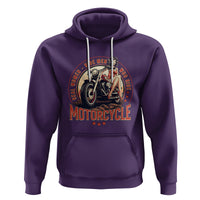 Real Women Ride Men Who Ride Motorcycles Retro Rider Lady Hoodie - Wonder Print Shop
