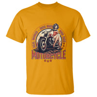 Real Women Ride Men Who Ride Motorcycles Retro Rider Lady T Shirt - Wonder Print Shop