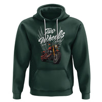 Motorcycle Rider Hoodie Four Wheels Mover The Body Two Wheels Move The Soul - Wonder Print Shop