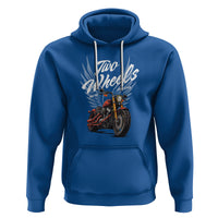 Motorcycle Rider Hoodie Four Wheels Mover The Body Two Wheels Move The Soul - Wonder Print Shop
