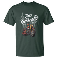 Motorcycle Rider T Shirt Four Wheels Mover The Body Two Wheels Move The Soul - Wonder Print Shop