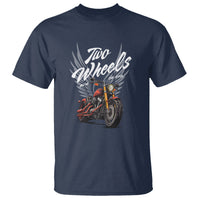 Motorcycle Rider T Shirt Four Wheels Mover The Body Two Wheels Move The Soul - Wonder Print Shop