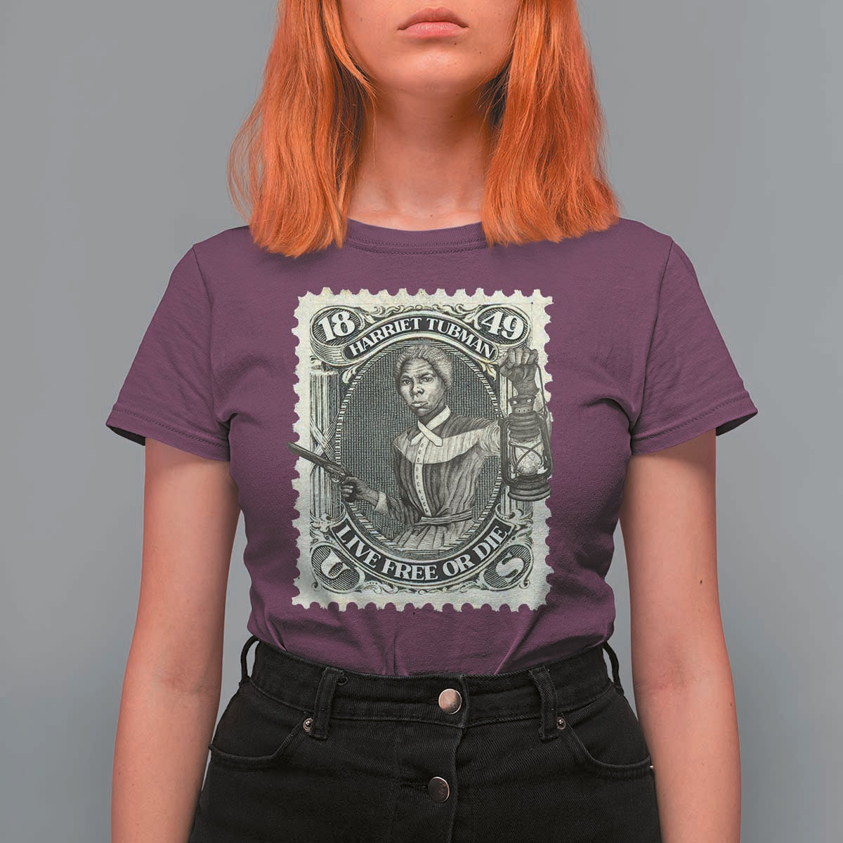 Harriet Tubman T Shirt For Women Live Free Or Die Black History