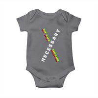 Malcolm X Baby Onesie By Any Means Necessary  Black History