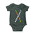 Malcolm X Baby Onesie By Any Means Necessary  Black History
