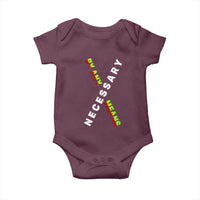 Malcolm X Baby Onesie By Any Means Necessary  Black History