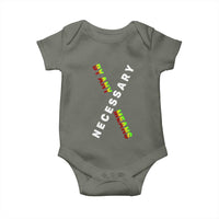 Malcolm X Baby Onesie By Any Means Necessary  Black History