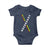 Malcolm X Baby Onesie By Any Means Necessary  Black History