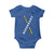 Malcolm X Baby Onesie By Any Means Necessary  Black History