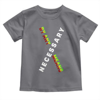 Malcolm X Toddler T Shirt By Any Means Necessary  Black History