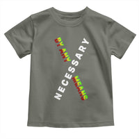 Malcolm X Toddler T Shirt By Any Means Necessary  Black History