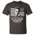 Malcolm X T Shirt By Any Means Necessary American Flag