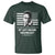 Malcolm X T Shirt By Any Means Necessary American Flag