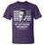 Malcolm X T Shirt By Any Means Necessary American Flag